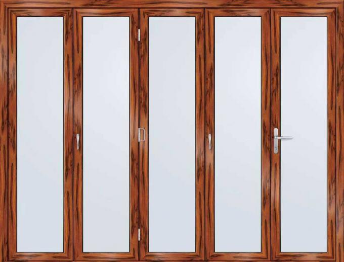 la piegatura di alluminio ha temperato il prezzo di vetro del sistema della porta di vetro di scivolamento