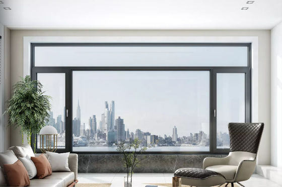 Apertura interna della finestra di alluminio della stoffa per tendine di resistenza al fuoco 1.0mm doppia