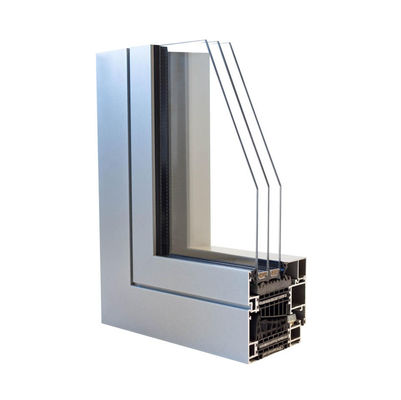 Clear Tempered Glazed Awning Aluminum Window , Anodising Swing Open Window